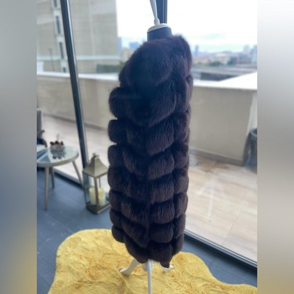 Black Real Fur Coat Made in Italy - Picture 6 of 6